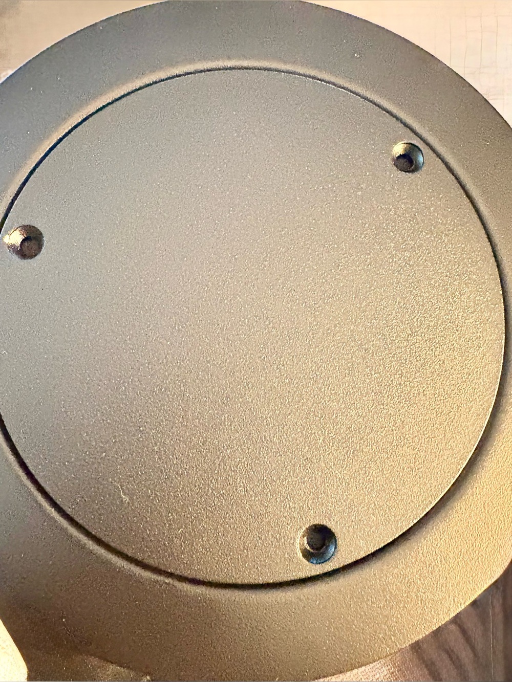 Matte Black Decorative Home Accent Base